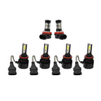 6000K Toyota Camry H11+9005 LED Headlight & Fog Light Bulbs Kit High/Low Beam