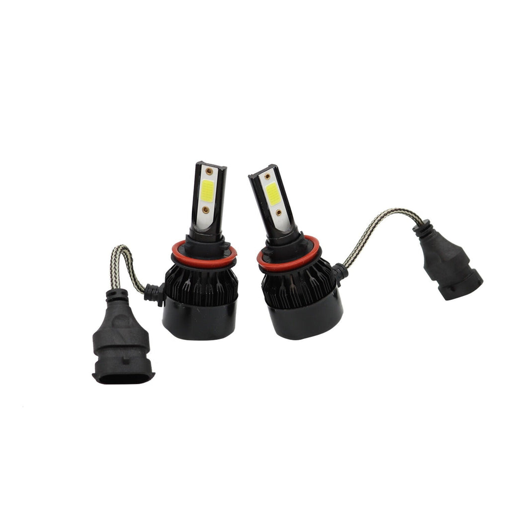 6000K Toyota Camry H11+9005 LED Headlight & Fog Light Bulbs Kit High/Low Beam