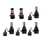 6000K Toyota Camry H11+9005 LED Headlight & Fog Light Bulbs Kit High/Low Beam