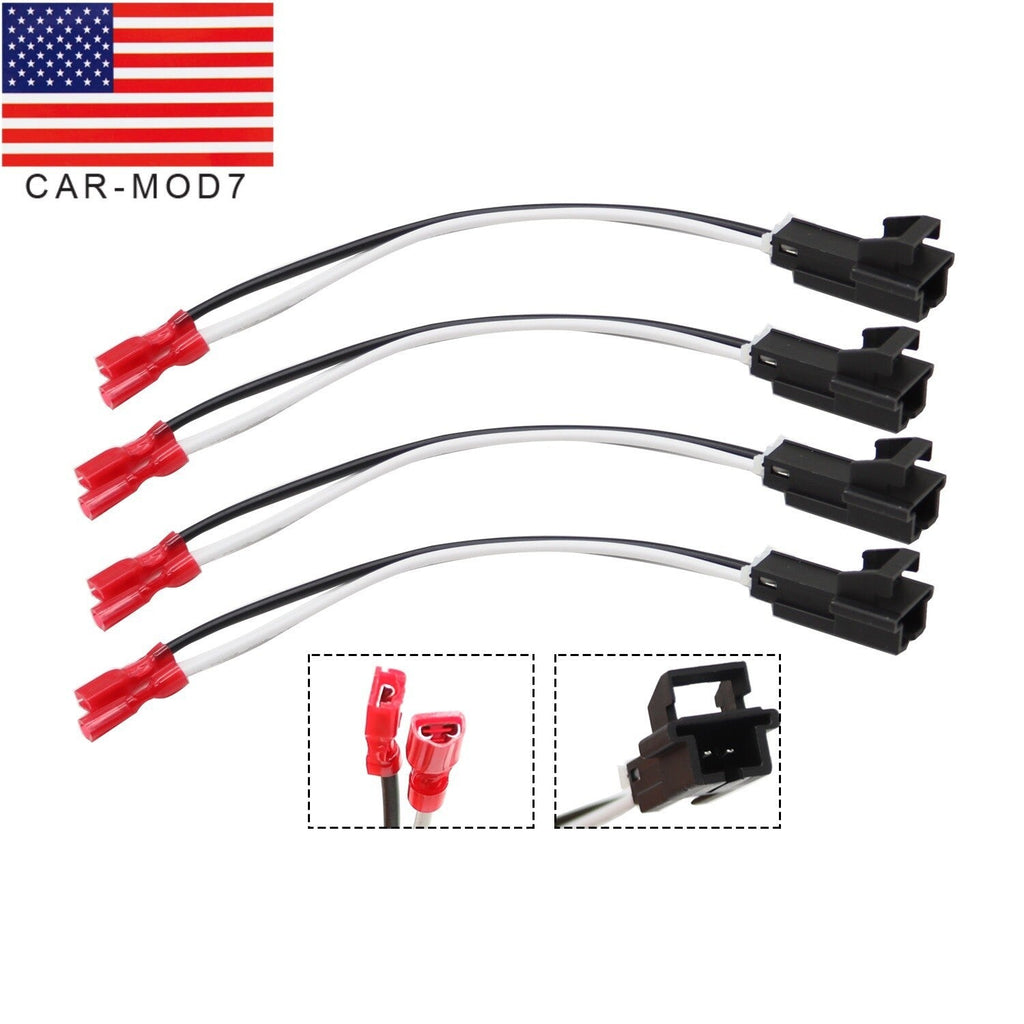 4X Radio Speaker Wiring Harness Adapter for GMC Chevy Buick Cadillac 72-4568