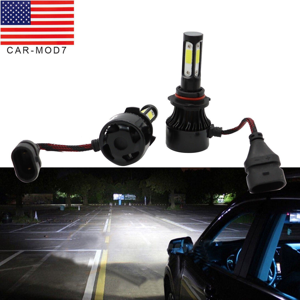 9012 HIR2 LED Headlight Bulb Kit 6000K Super Bright White High Low Beam
