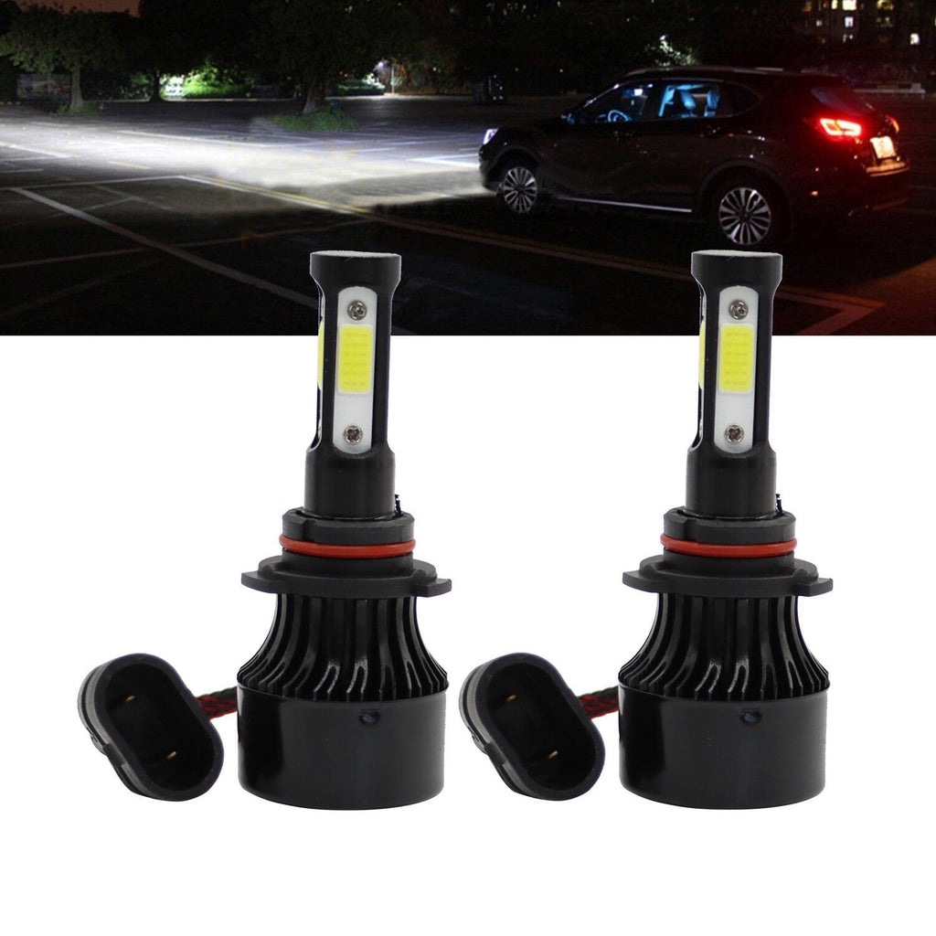 9012 HIR2 LED Headlight Bulb Kit 6000K Super Bright White High Low Beam