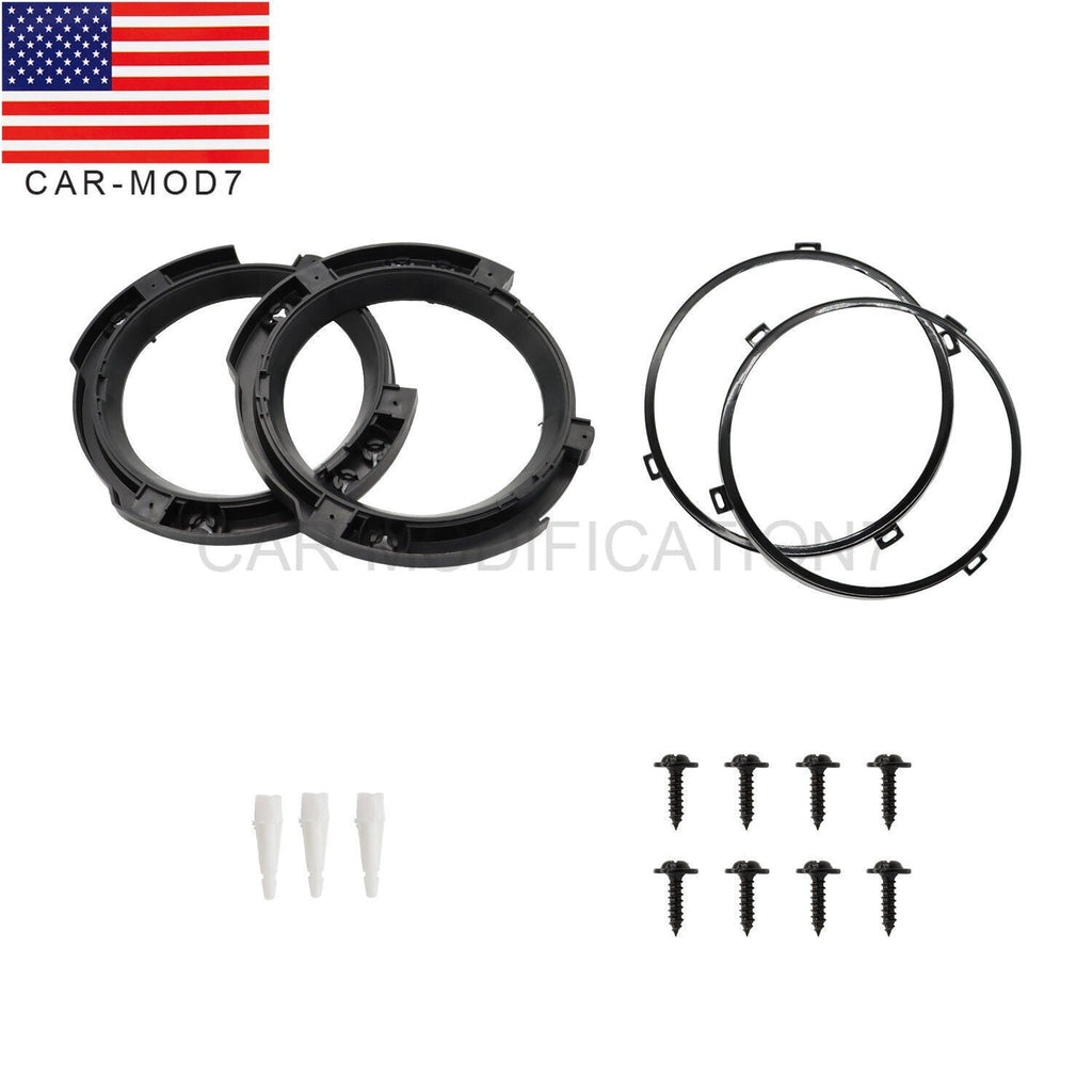 7" Headlight Mount Bracket Ring Set for 2007-2018 Jeep Wrangler JK