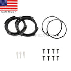 7" Headlight Mount Bracket Ring Set for 2007-2018 Jeep Wrangler JK