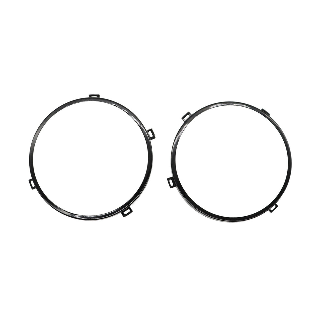 7" Headlight Mount Bracket Ring Set for 2007-2018 Jeep Wrangler JK