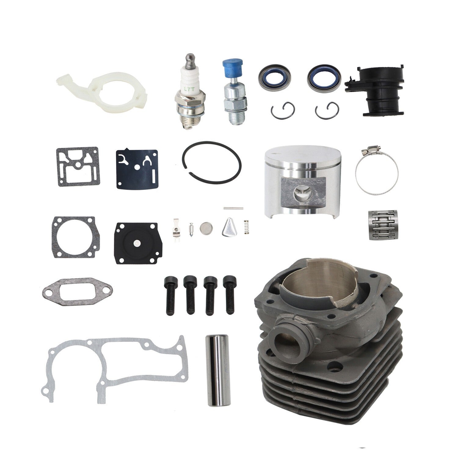 52mm Cylinder Piston Kit for Husqvarna 362 371 372 365 Chainsaw Big Bore