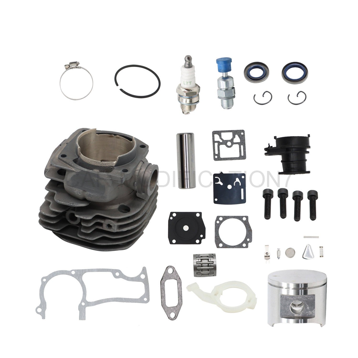 52mm Cylinder Piston Kit for Husqvarna 362 371 372 365 Chainsaw Big Bore