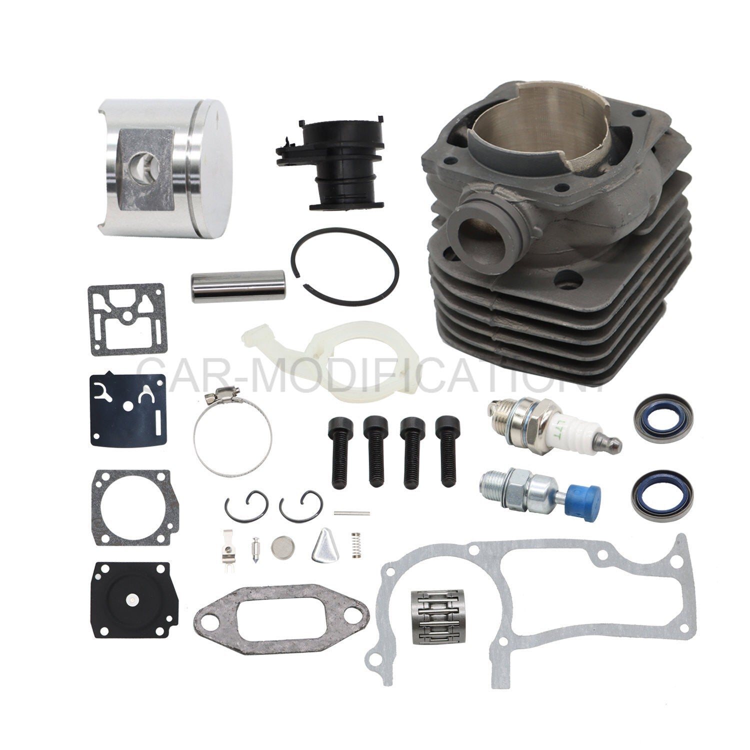 52mm Cylinder Piston Kit for Husqvarna 362 371 372 365 Chainsaw Big Bore