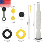 5 Sets Gas Can Spouts Replacement for Blitz, Midwest, Scepter & Briggs Stratton