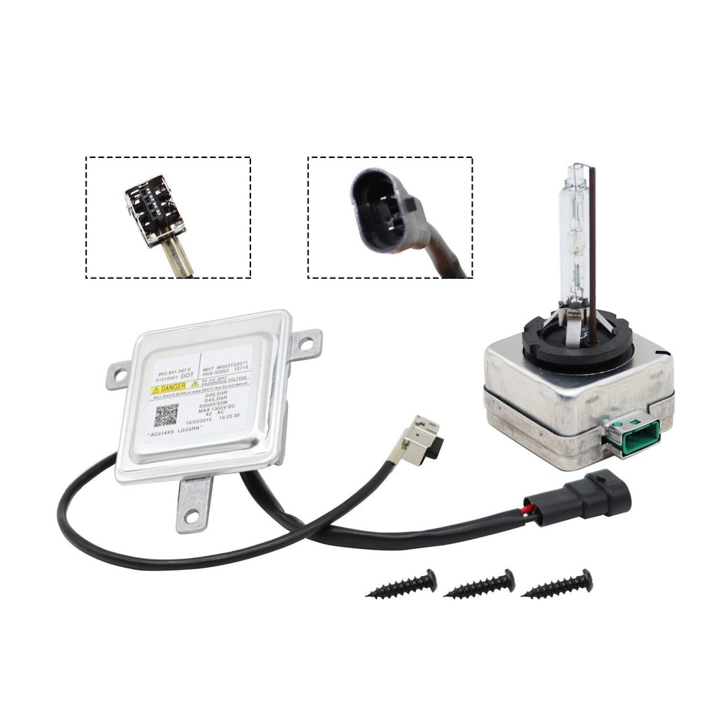 8K0941597E Xenon HID Ballast & D3S Bulb for Audi A4 A5 VW Headlight Unit