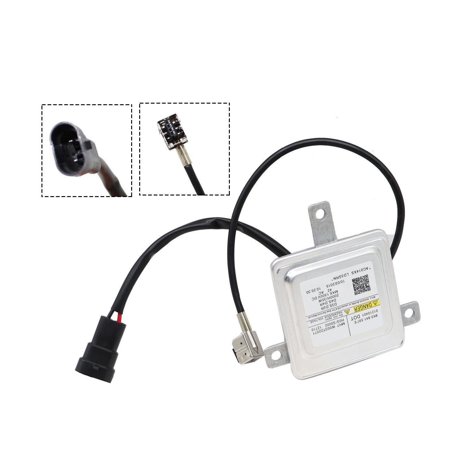 8K0941597E Xenon HID Ballast & D3S Bulb for Audi A4 A5 VW Headlight Unit