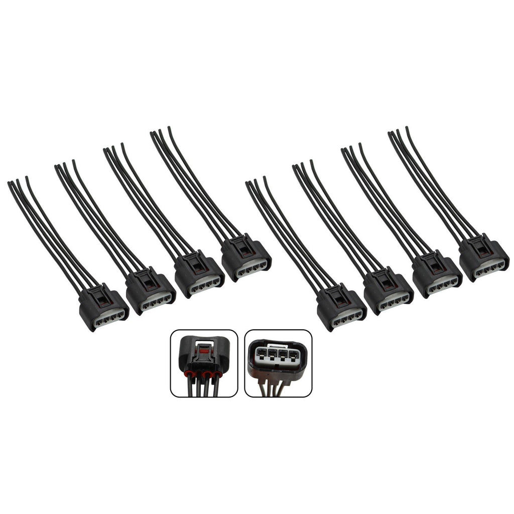 8 Ignition Coil Connector Plug Harness for Lexus RX350 Toyota Camry Sienna