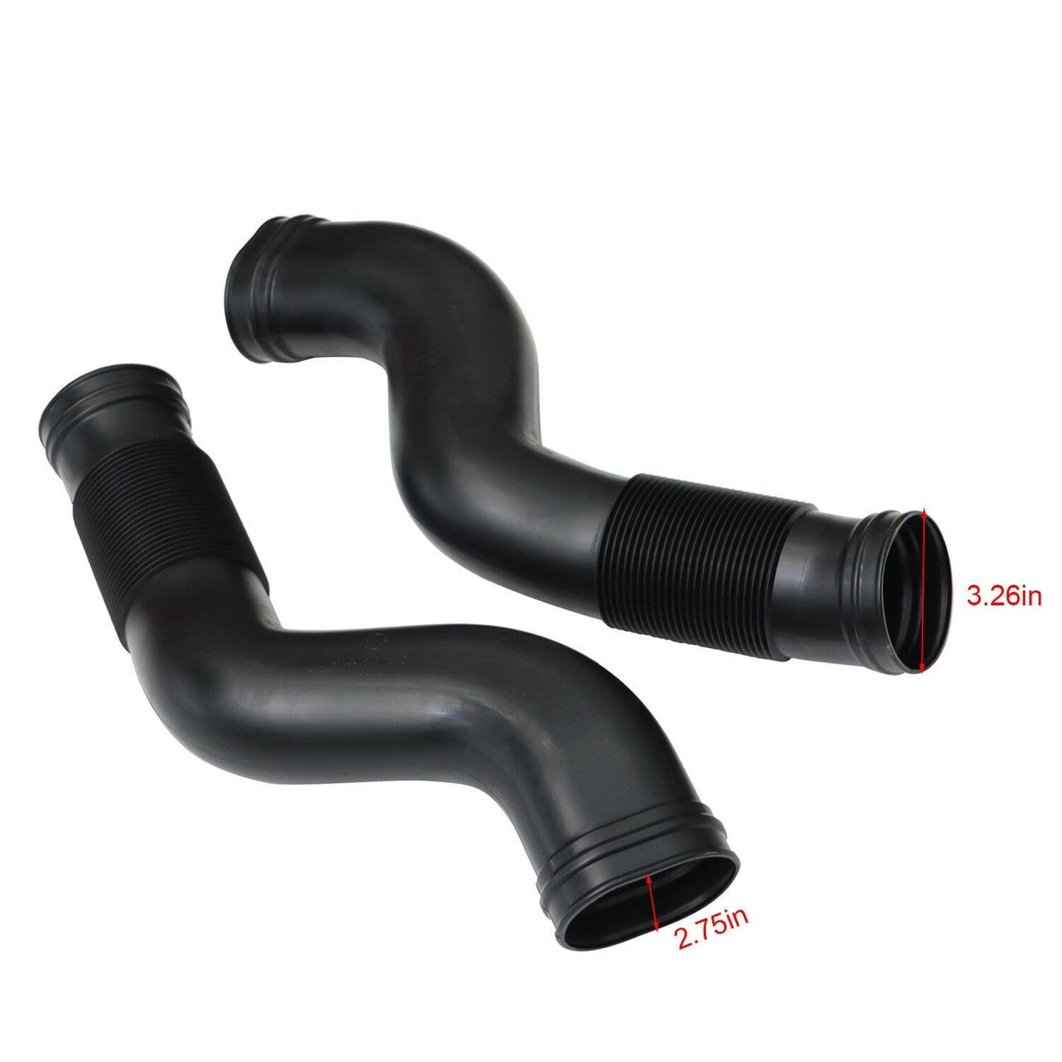 Mercedes-Benz W164 ML350 GL450 Air Intake Duct Hose Set Left & Right
