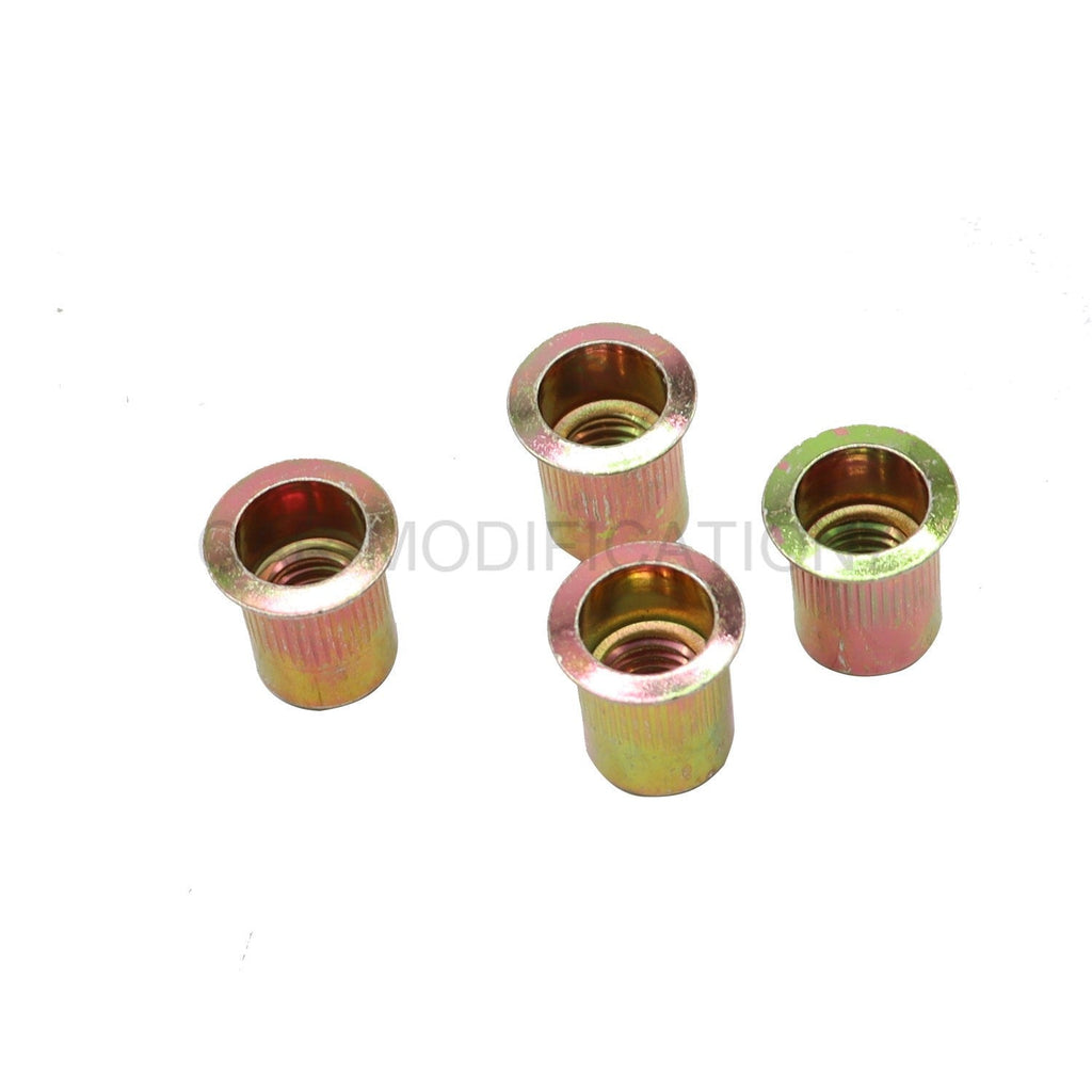 50Pcs 3/8-16 Zinc Plated Carbon Steel Rivet Nut Rivnut Insert Nutsert