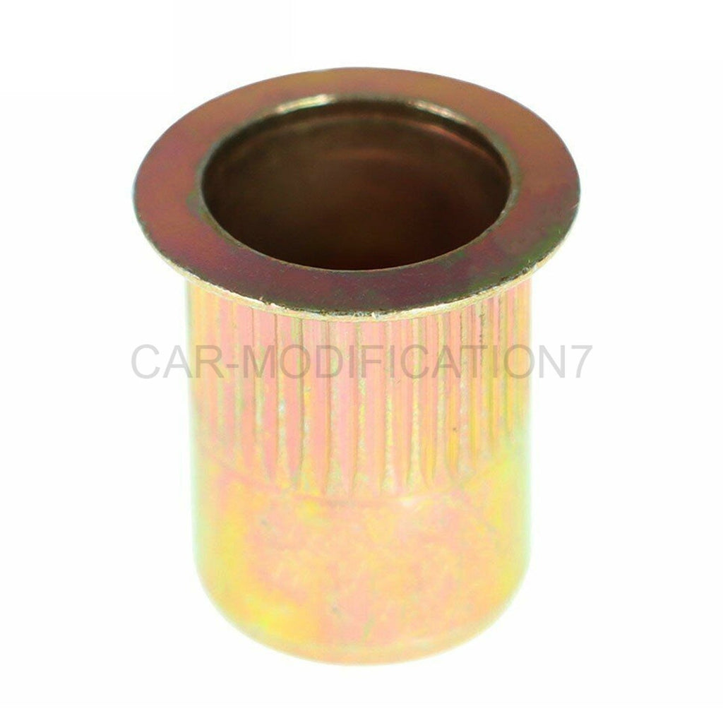 50Pcs 3/8-16 Zinc Plated Carbon Steel Rivet Nut Rivnut Insert Nutsert