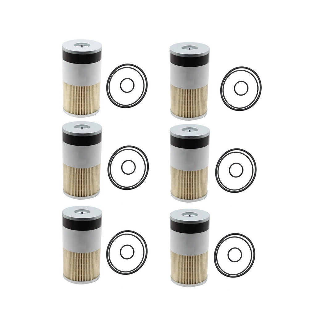 6-Pack Baldwin Fuel Water Filter for Detroit 23529168 FS19624 PF7748 Replacement