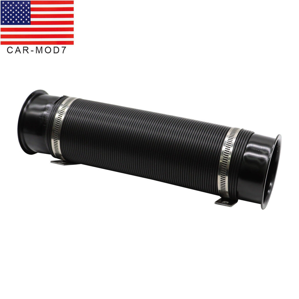 76MM Adjustable Flexible Turbo Cold Air Intake Pipe Duct Hose for Car