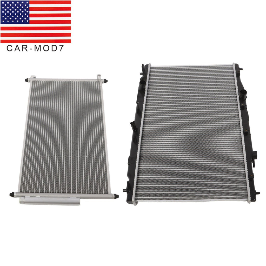 Aluminum Radiator & A/C Condenser Kit for 2012-14 Honda CR-V 2.4L L4
