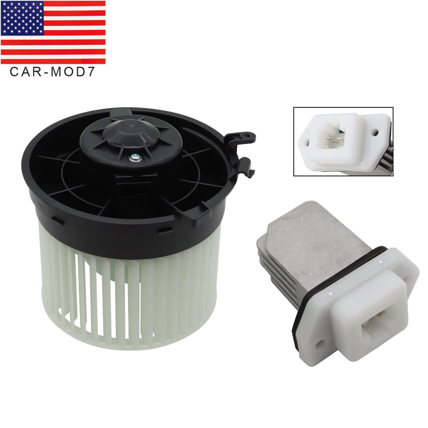A/C Heater Blower Motor & Resistor for Nissan Rogue 2008-2013 Sentra 2007-2012