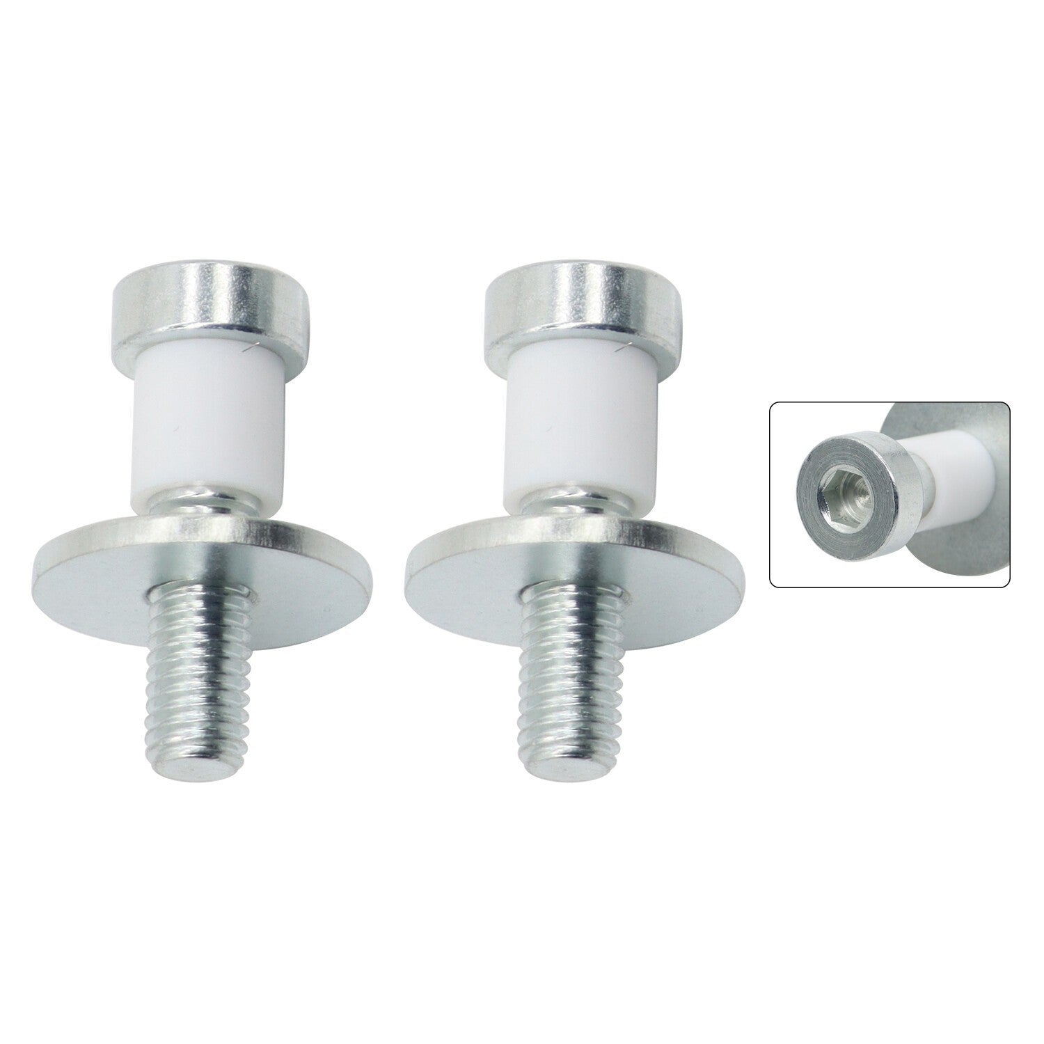 1971-1991 Chevy GMC Truck Blazer Door Latch Lock Striker Bolts Pair 9601750