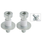 1971-1991 Chevy GMC Truck Blazer Door Latch Lock Striker Bolts Pair 9601750