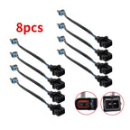 8pcs Fuel Injector Wire Harness Adapter Jetronic EV1 to Mini Delphi Multec 2