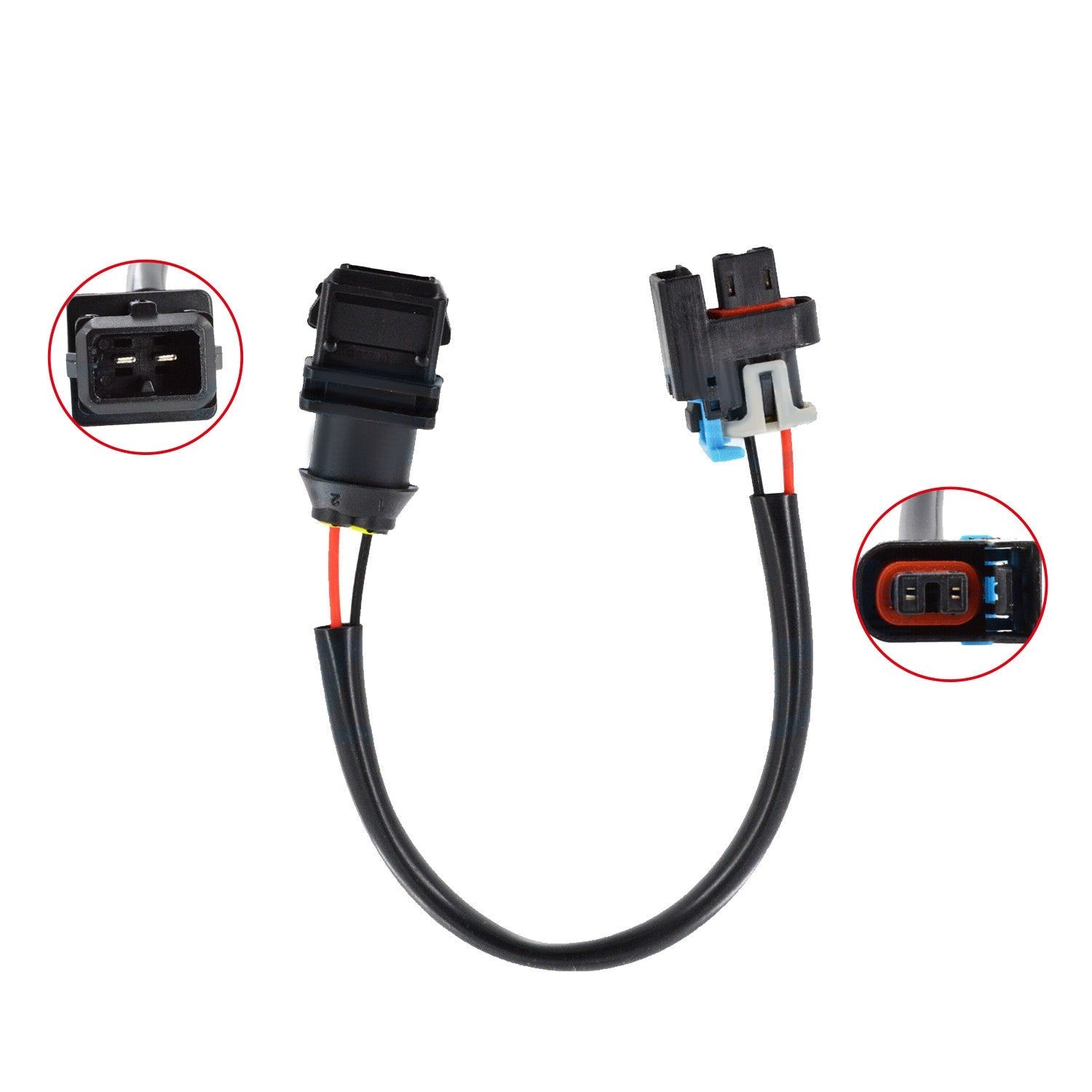 8pcs Fuel Injector Wire Harness Adapter Jetronic EV1 to Mini Delphi Multec 2