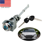81970-F0000 Door Lock Cylinder w/ 2 Keys Front Left Driver Side Elantra 2017-20