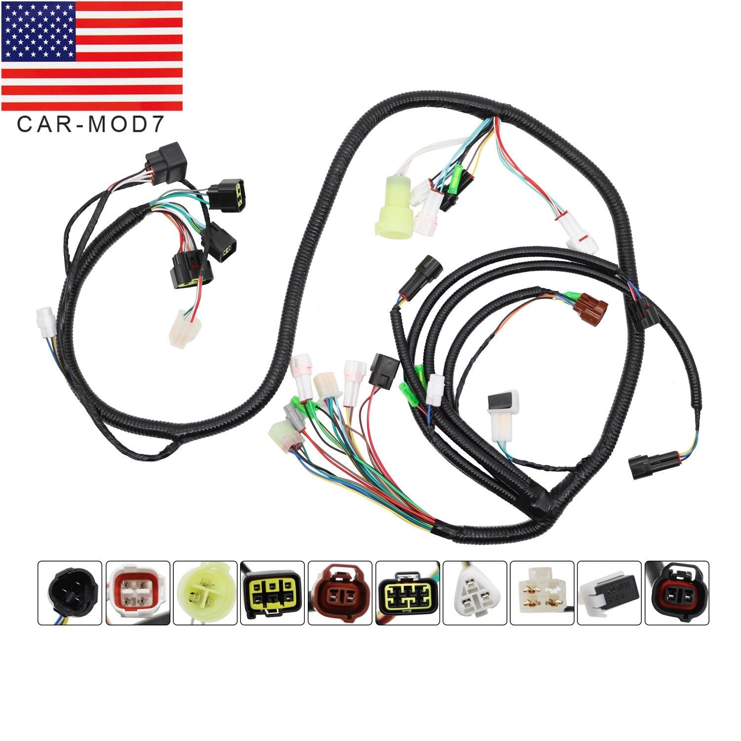 Yamaha Raptor 660R 2002-2004 Wire Wiring Harness 5LP-82590-10-00