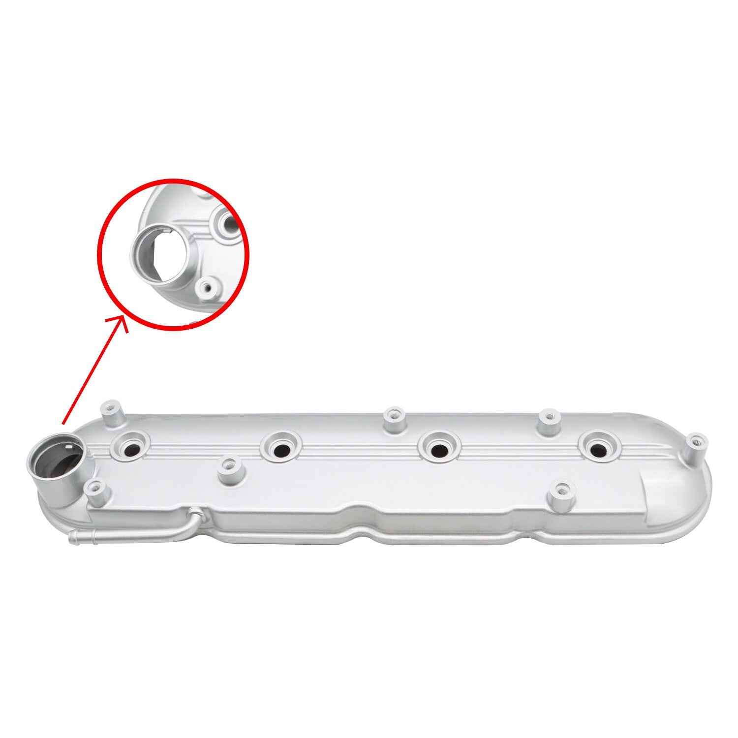 Aluminum Valve Cover with Gasket & Bolts for 99-09 Chevy Silverado GMC Yukon