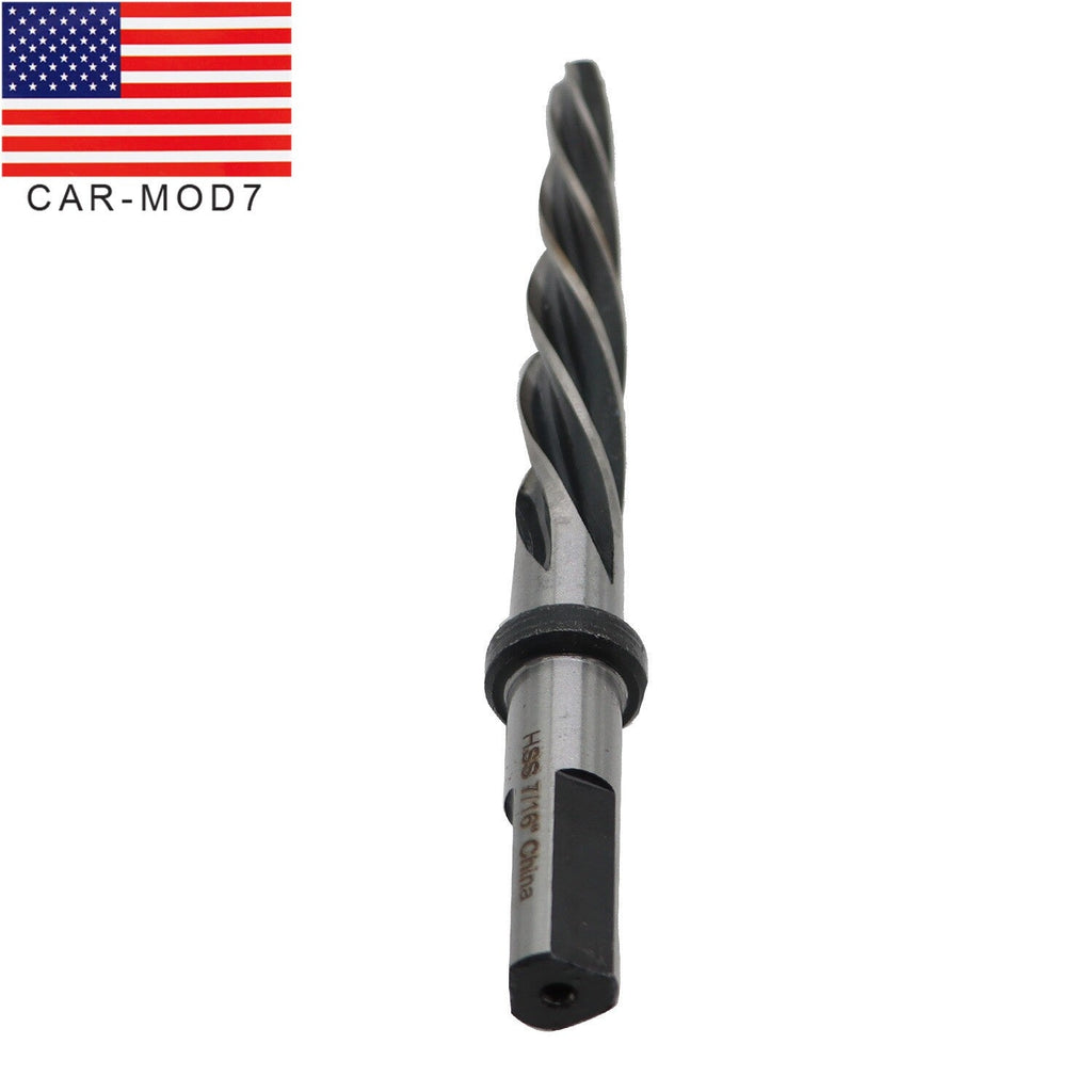 7/16" Tapered HSS Drill Reamer 1/2" Shank for Bridge & Construction Use