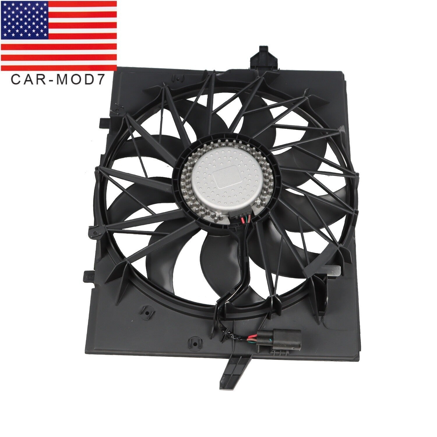 BMW 621-211 Radiator Cooling Fan 17427543282 for 525i 528i 530i 645Ci 750i 04-09