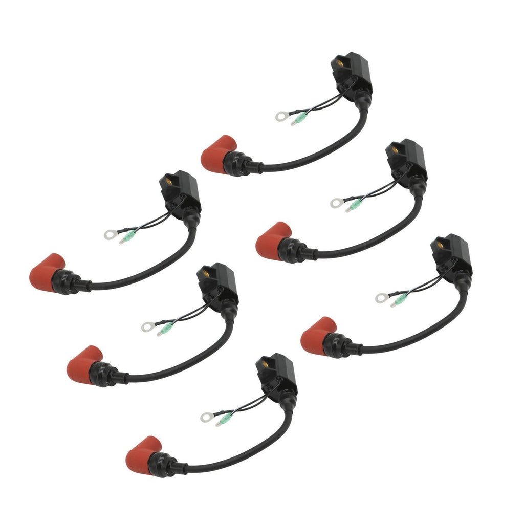 6Pcs Outboard Ignition Coil for Yamaha 100-225HP 6R3-85570-01-00