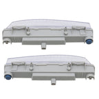 Mercedes Benz C200 C300 C63 AMG 2007-2014 Front Fog Lights DRL Pair