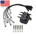 6 Spark Plugs Wire Set Coil Pack for Town & Country Grand Caravan 3.3L 3.8L