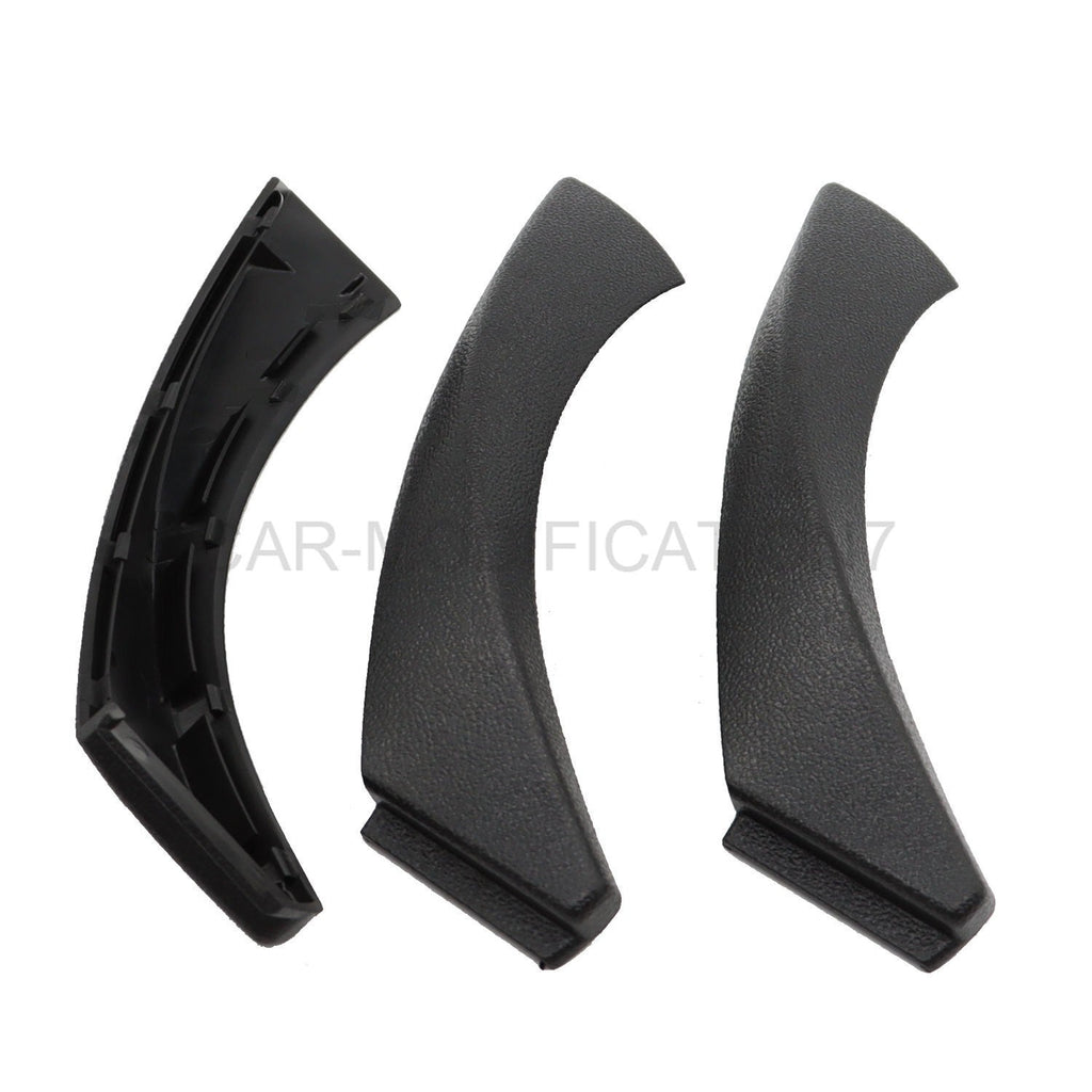 6Pcs Black Inner Door Handle Pull Trim Cover for BMW E90 2006-2011
