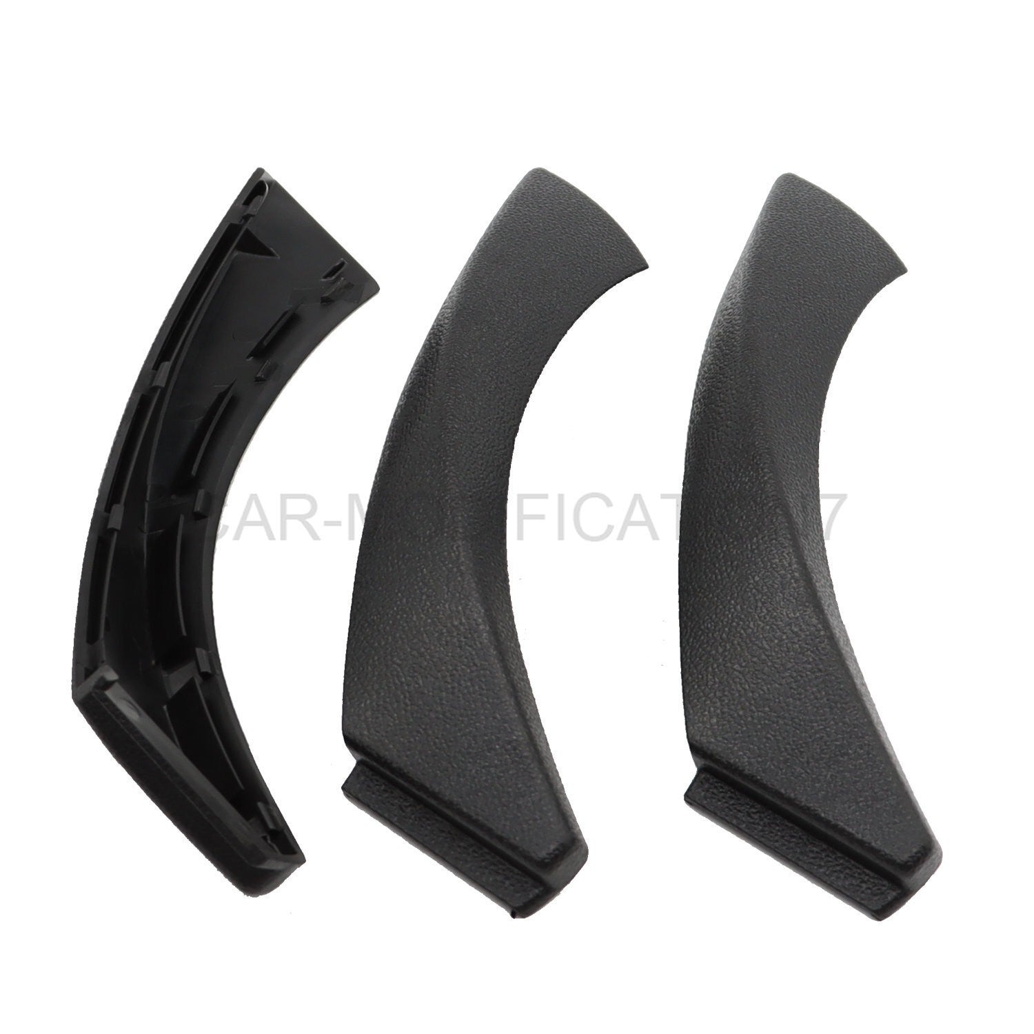 6Pcs Black Inner Door Handle Pull Trim Cover for BMW E90 2006-2011