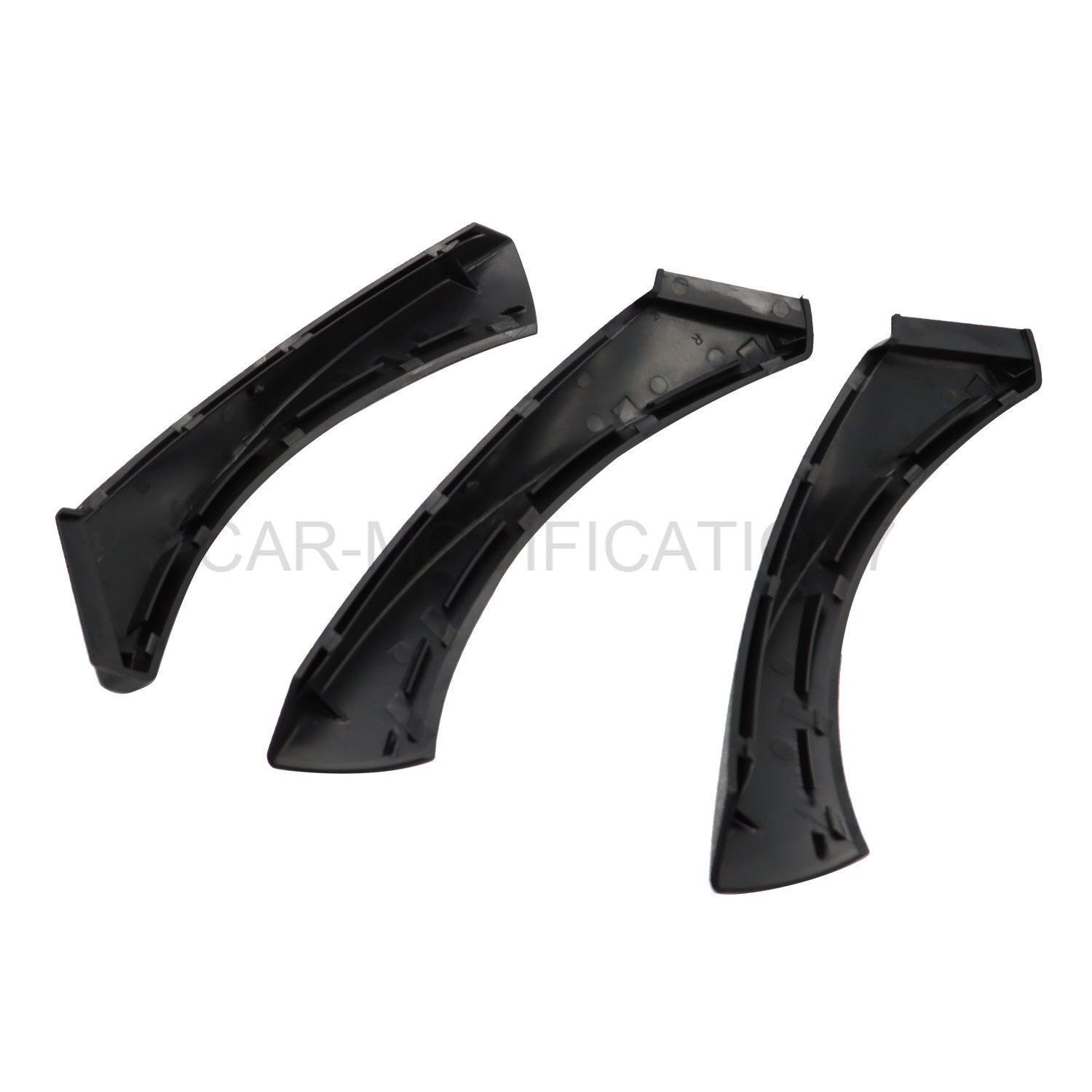 6Pcs Black Inner Door Handle Pull Trim Cover for BMW E90 2006-2011
