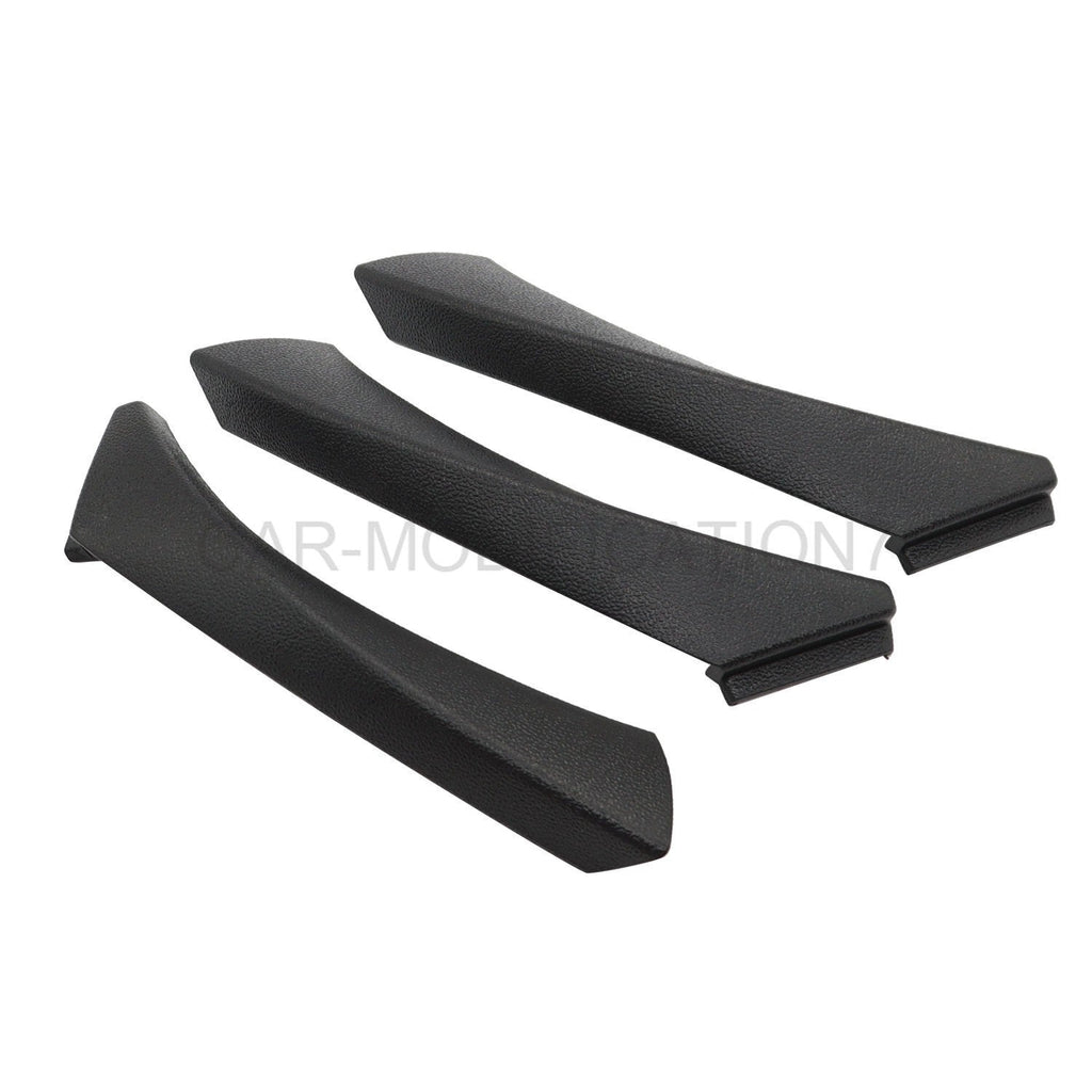 6Pcs Black Inner Door Handle Pull Trim Cover for BMW E90 2006-2011