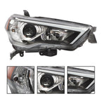 Black Front Headlight Right Side Replacement for 2021-2023 Toyota 4Runner
