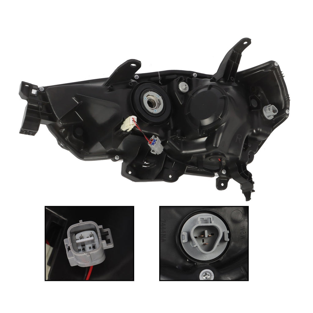 Black Front Headlight Right Side Replacement for 2021-2023 Toyota 4Runner