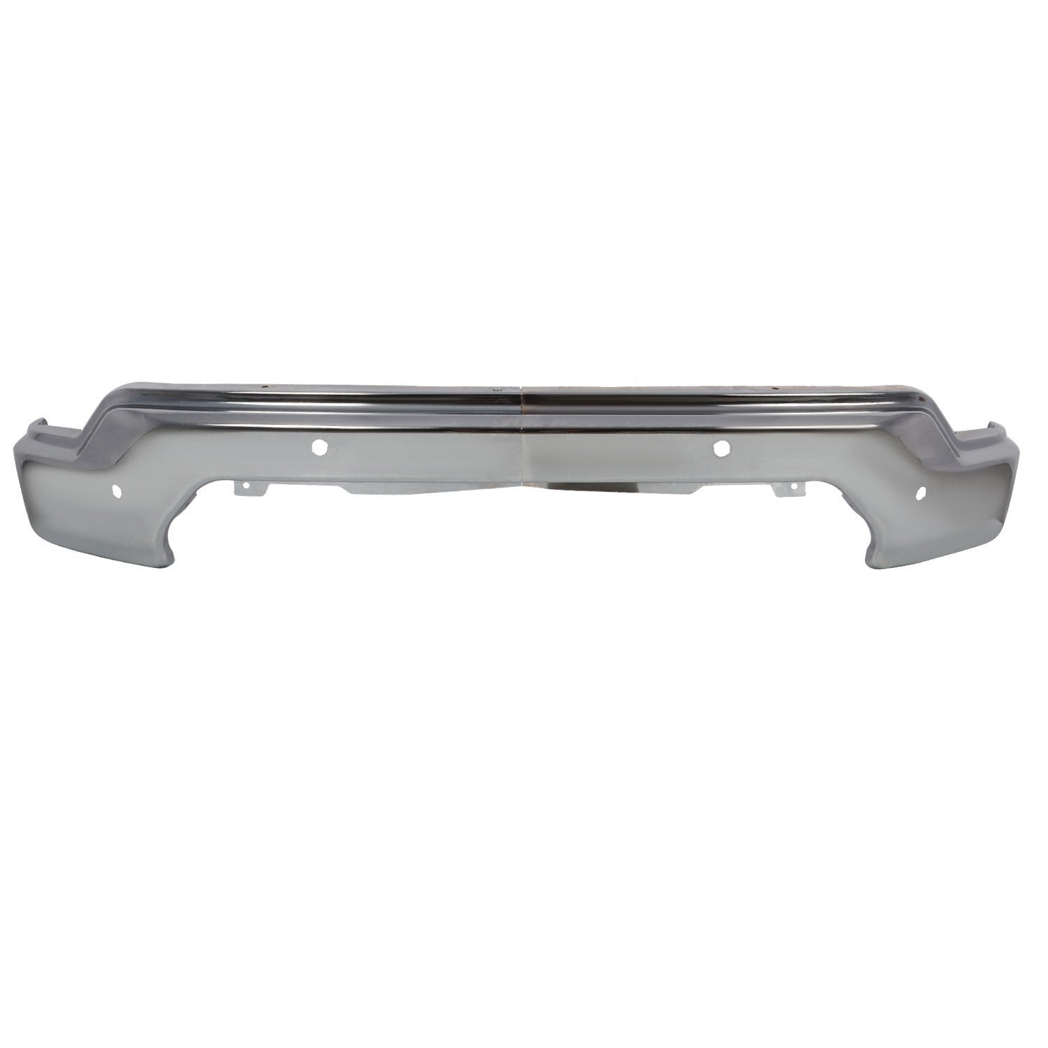 Chrome Front Bumper Face Bar w/ Sensor Holes for 2019-2021 GMC Sierra 1500