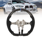 Black Carbon Fiber Steering Wheel for BMW M2 M3 M4 F80 F15 F30 M Sports