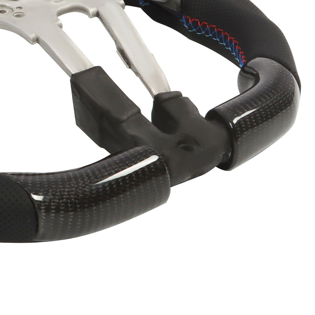 Black Carbon Fiber Steering Wheel for BMW M2 M3 M4 F80 F15 F30 M Sports
