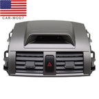 Center Dash Vent Panel Clock Emergency Switch for 09-13 Toyota Corolla