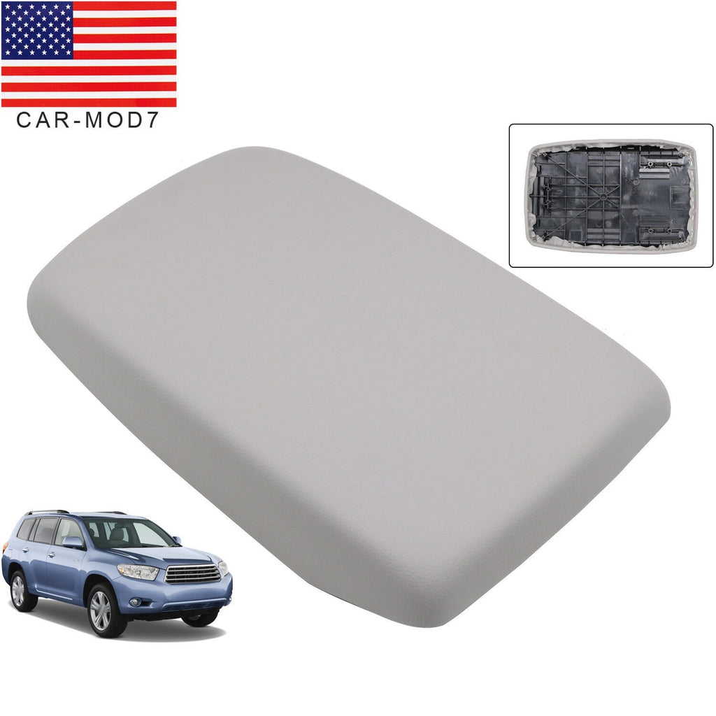 Toyota Highlander 2008-2013 Gray Center Console Armrest Lid Cover Base