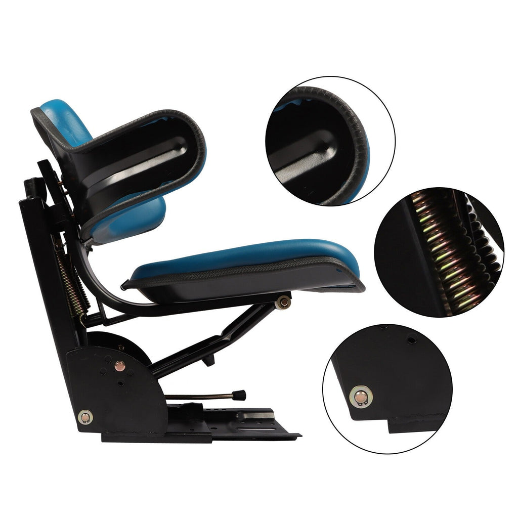 Blue Tractor Suspension Seat for Ford 2000 2600 2610 3000 4000 3600 4600