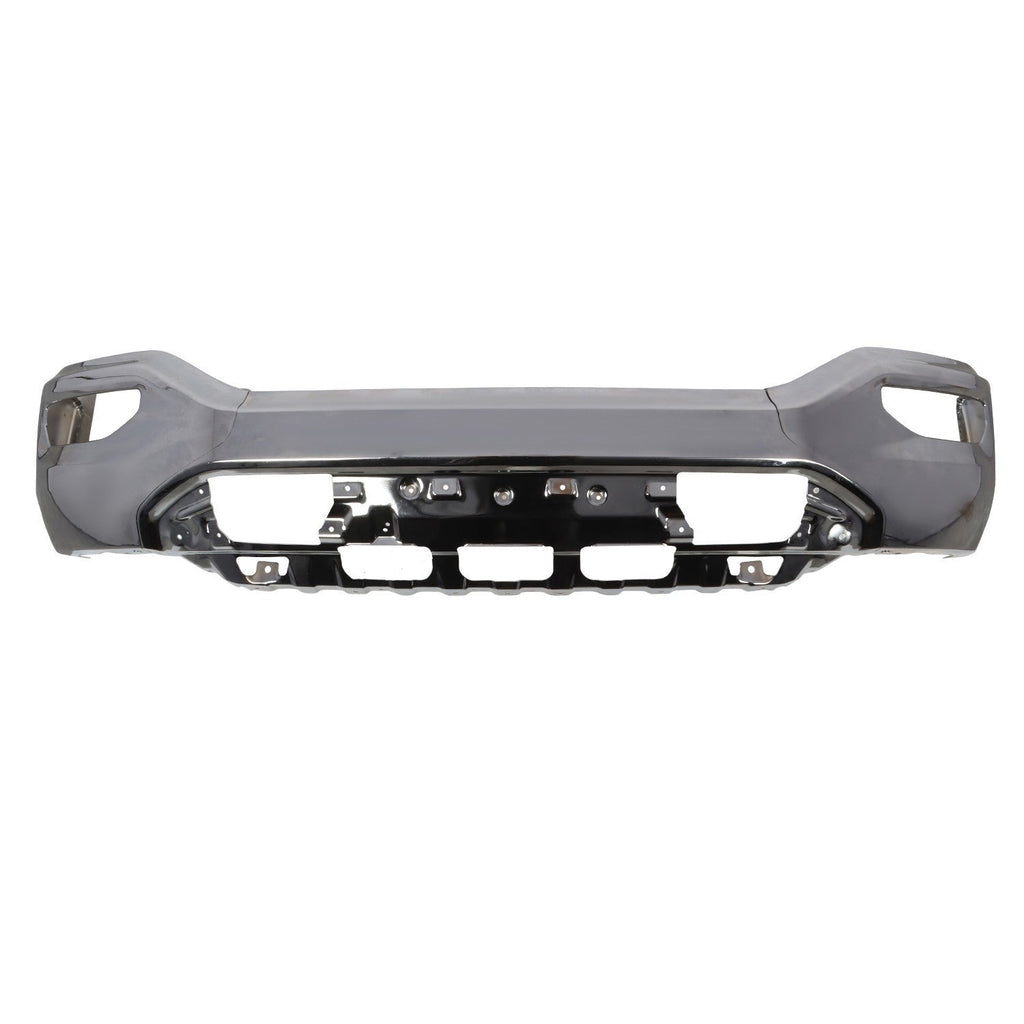 Chrome Front Bumper Cover Steel Face Bar for 2016-2018 GMC Sierra 1500