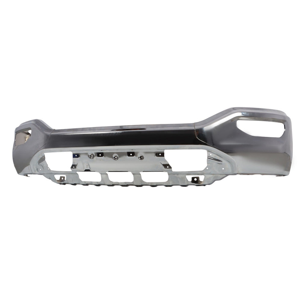 Chrome Front Bumper Cover Steel Face Bar for 2016-2018 GMC Sierra 1500