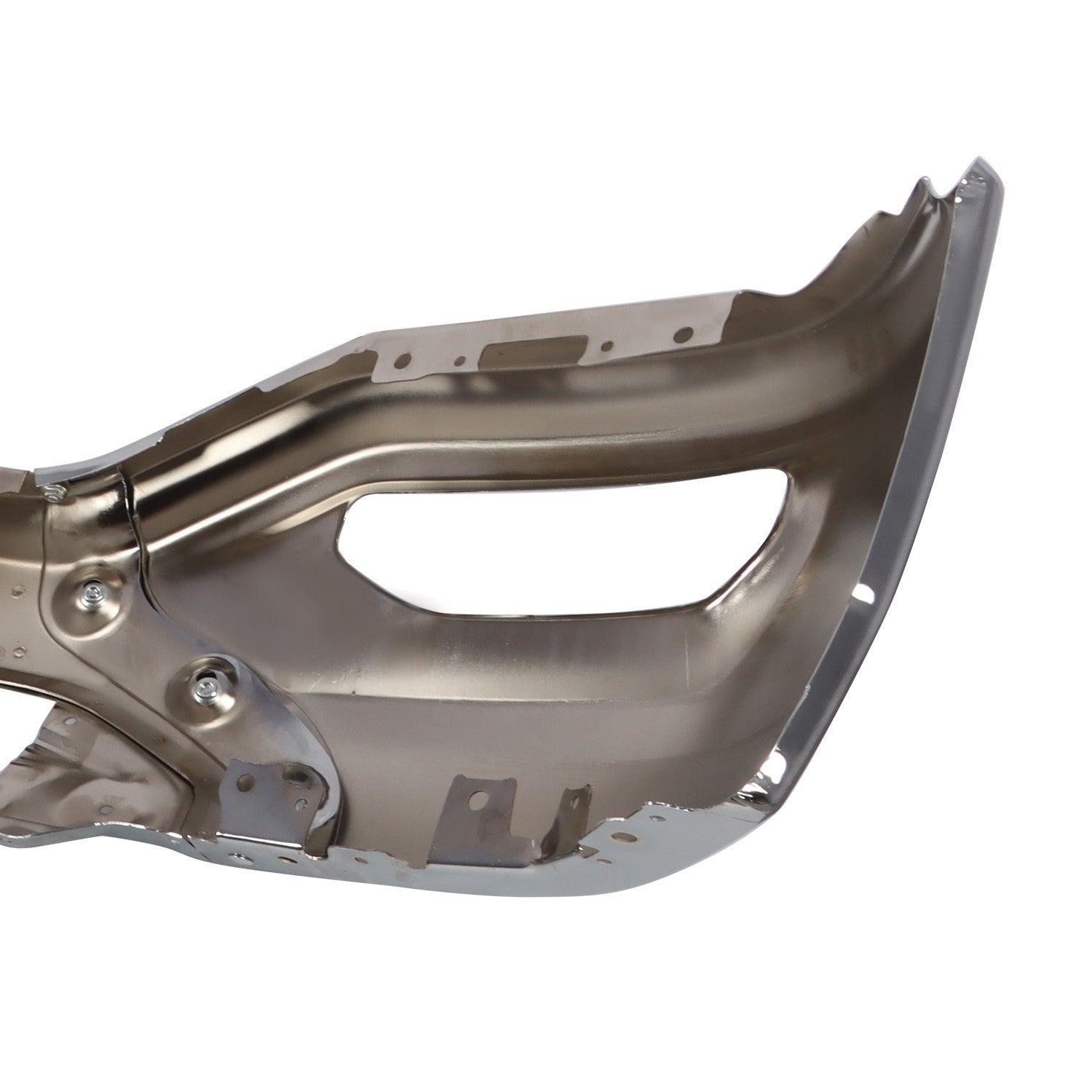 Chrome Front Bumper Cover Steel Face Bar for 2016-2018 GMC Sierra 1500